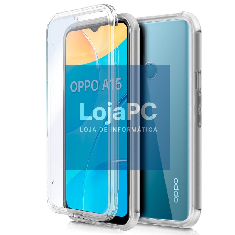 COOL 3D Silicone Case for Oppo A15 / A15s (Transparent Front + Back)
