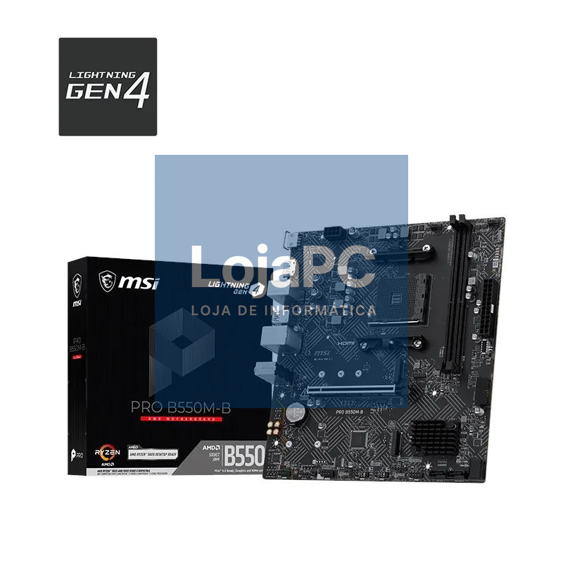 MSI Placa Base PRO B550M-B mATX AM4