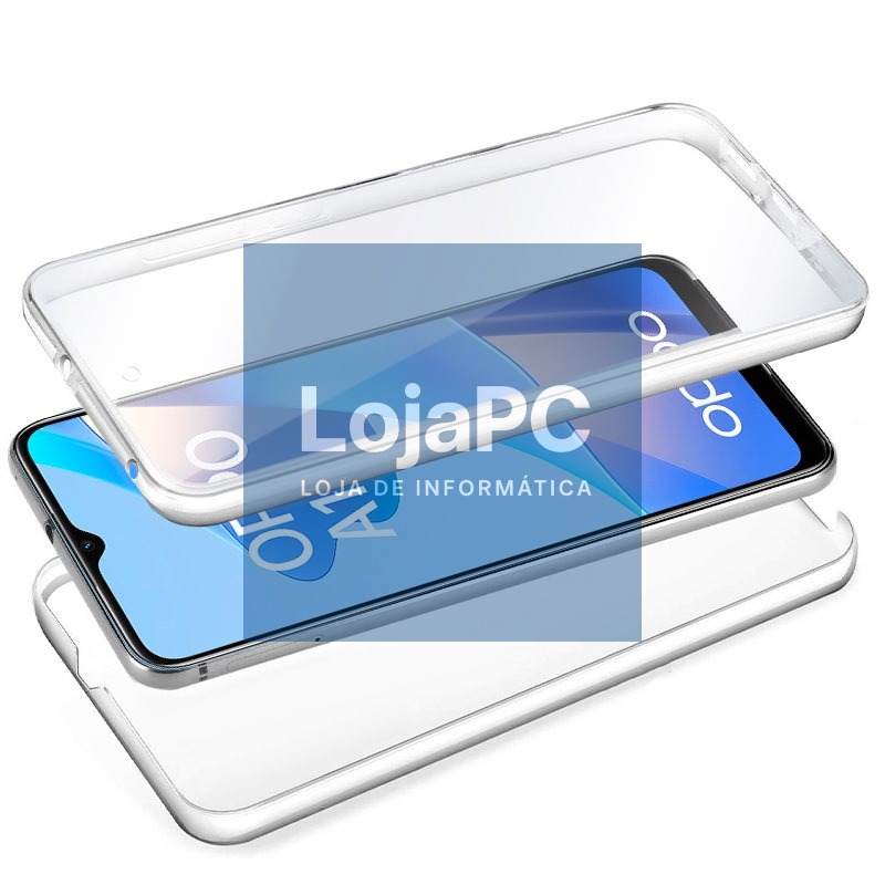 COOL 3D Silicone Case for Oppo A16 / A16s / A54s (Transparent Front + Back) — imagem 2