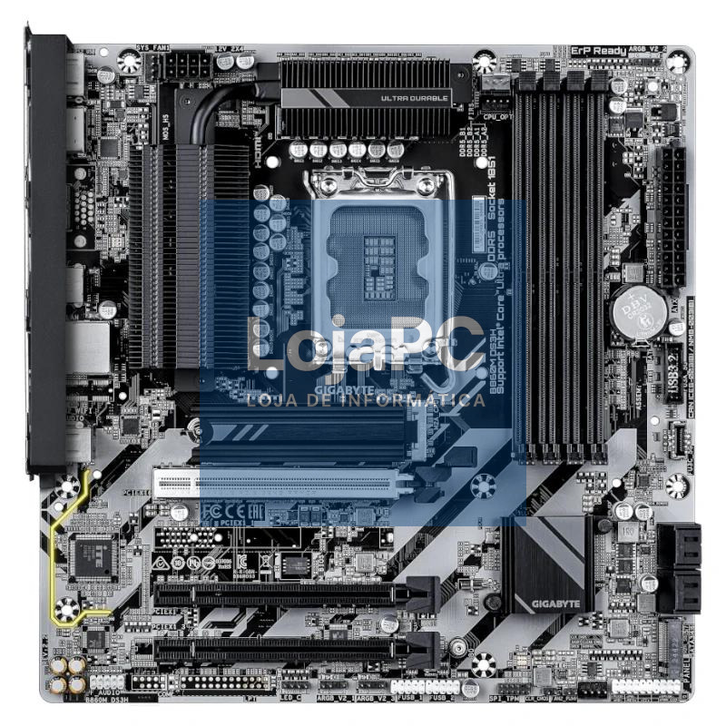 Gigabyte Placa Base B860M DS3H DDR5 mATX LGA1851 — imagem 2