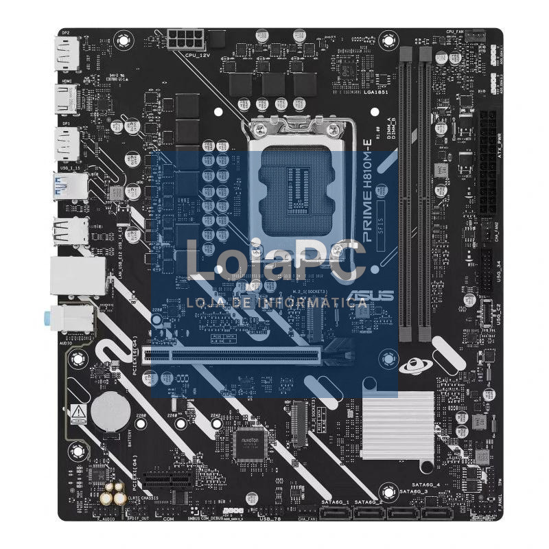 ASUS PLACA BASE PRIME H810M-E CSM mATX 1851 — imagem 2