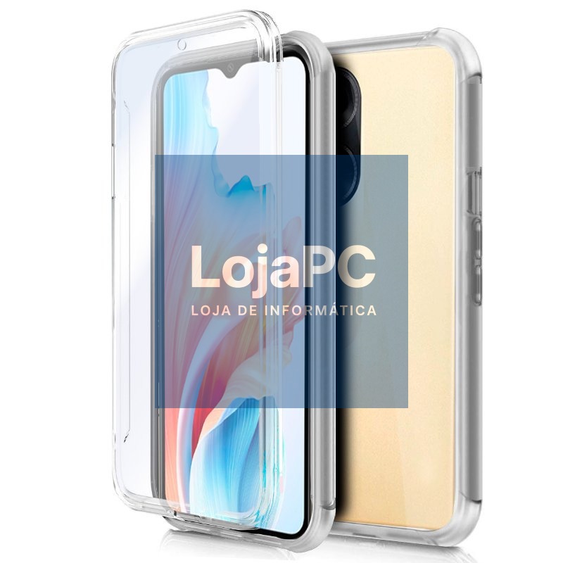 COOL 3D Silicone Case for Oppo A18 / A38 (Transparent Front + Back)