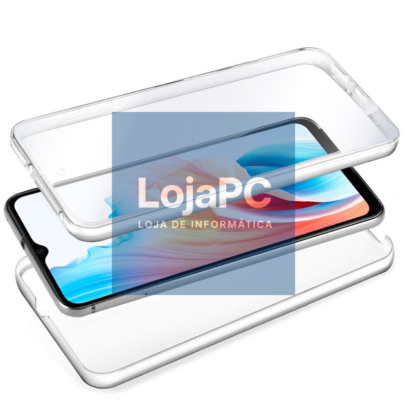 COOL 3D Silicone Case for Oppo A18 / A38 (Transparent Front + Back) — imagem 2