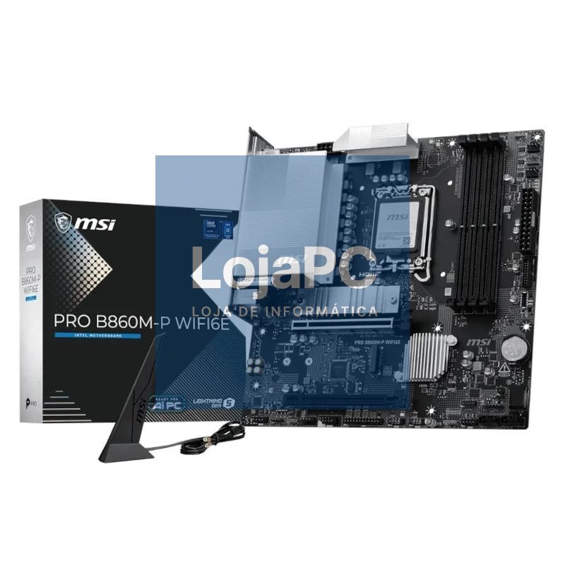 MSI Placa Base PRO B860M-P WIFI6E mATX D5 1851