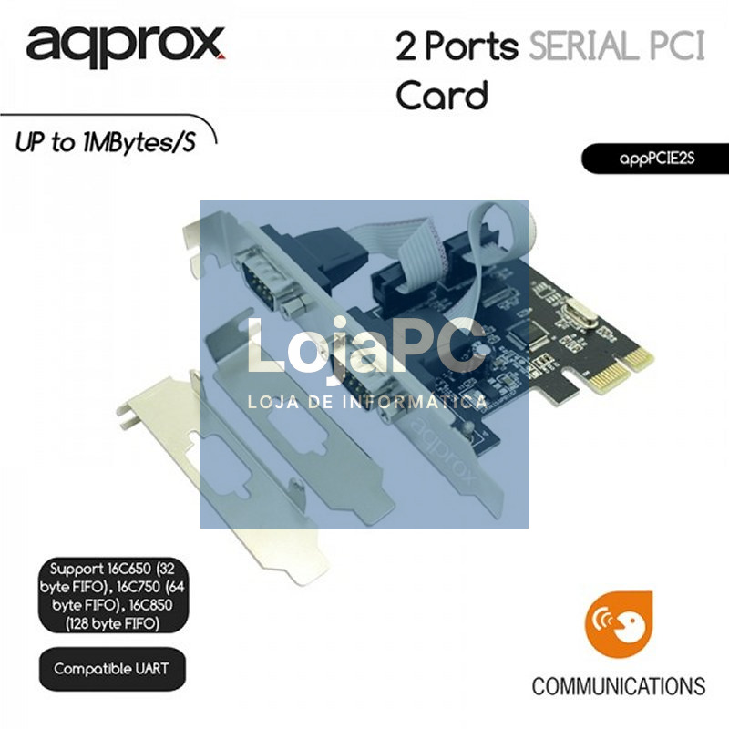 approx! APPPCIE2S Tarj. Cont. 2 Serie PCI-E LP&HP — imagem 3