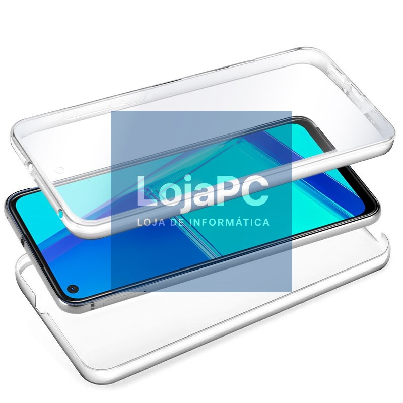 COOL 3D Silicone Case for Oppo A52 / A72 / A92 (Transparent Front + Back) — imagem 2