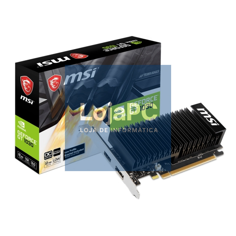 MSI VGA NVIDIA GT 1030 2GHD4 LP OC 2GB DDR4