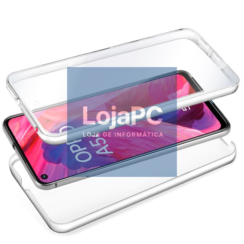 COOL 3D Silicone Case for Oppo A54 5G / A74 5G (Transparent Front + Back) — imagem 2