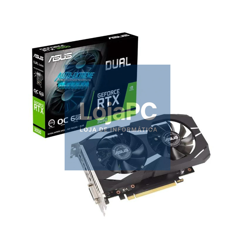 ASUS VGA NVIDIA DUAL RTX 3050 O6G 6GB DDR6 — imagem 5