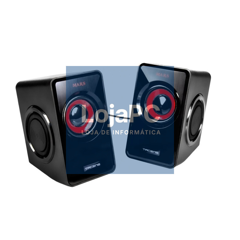 Mars Gaming Altavoces 2.0 MS1 negro/rojo