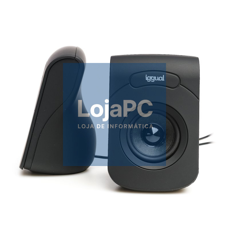 iggual Altavoces 2.0 6W mini-jack + USB — imagem 2