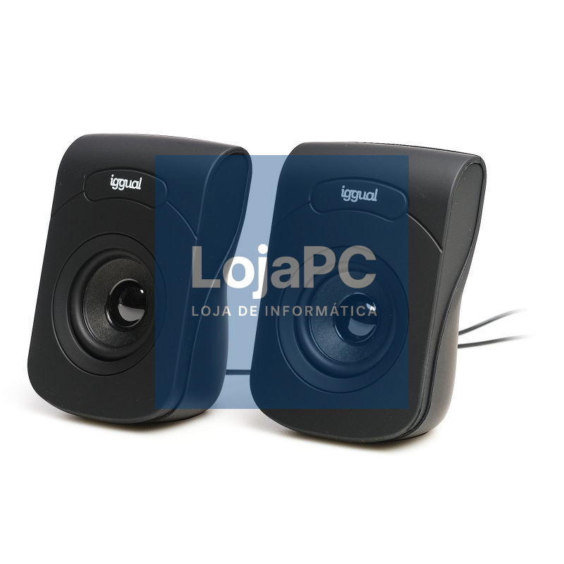 iggual Altavoces 2.0 6W mini-jack + USB
