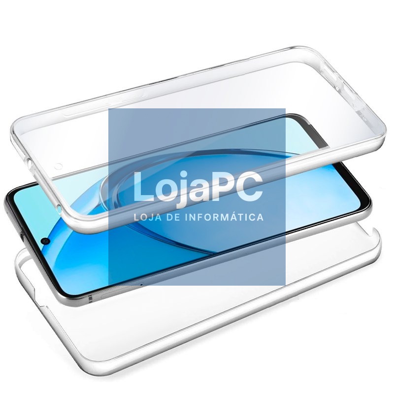COOL 3D Silicone Case for Oppo A60 (Transparent Front + Back) — imagem 2