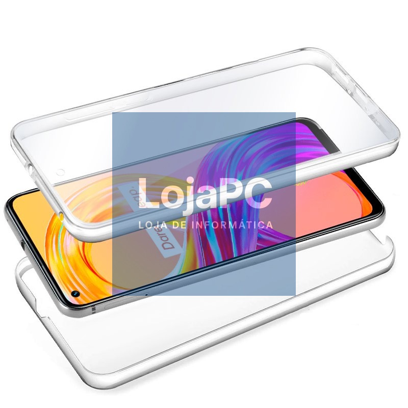 COOL 3D Silicone Case for Realme 8 / 8 Pro (Transparent Front + Back) — imagem 2