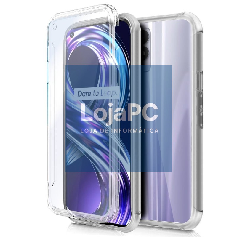 COOL 3D Silicone Case for Realme 8i / Narzo 50 (Transparent Front + Back)