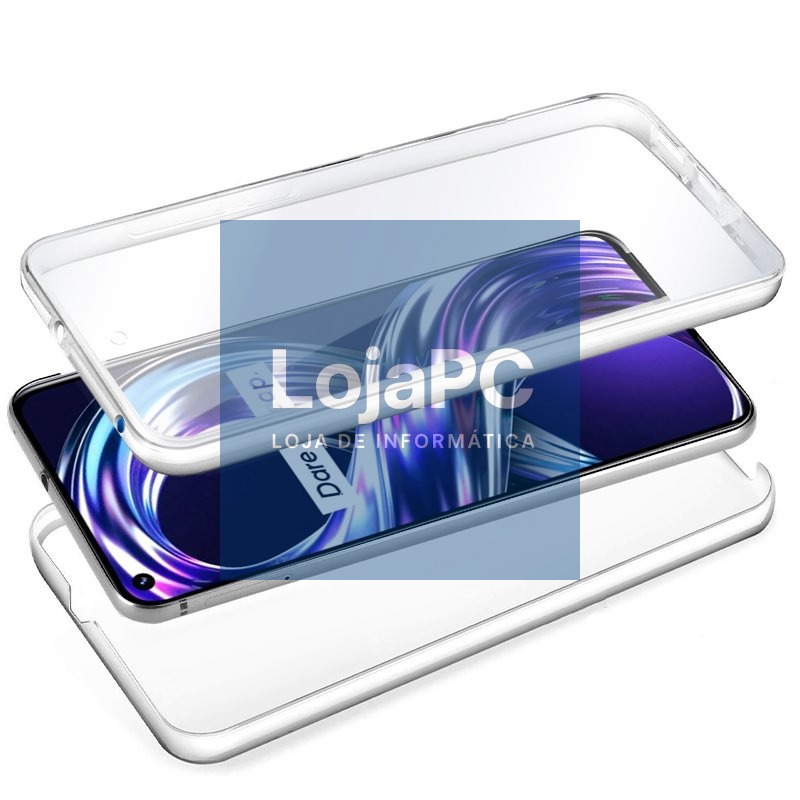 COOL 3D Silicone Case for Realme 8i / Narzo 50 (Transparent Front + Back) — imagem 2