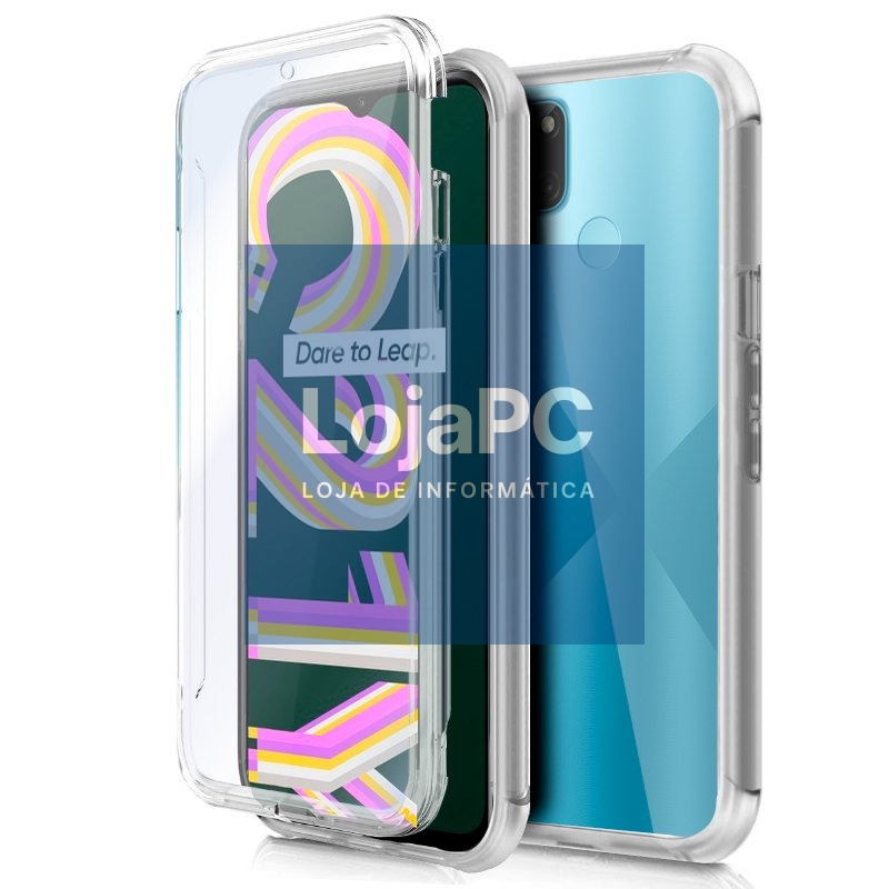 COOL 3D Silicone Case for Realme C21Y / C25Y (Transparent Front + Back)