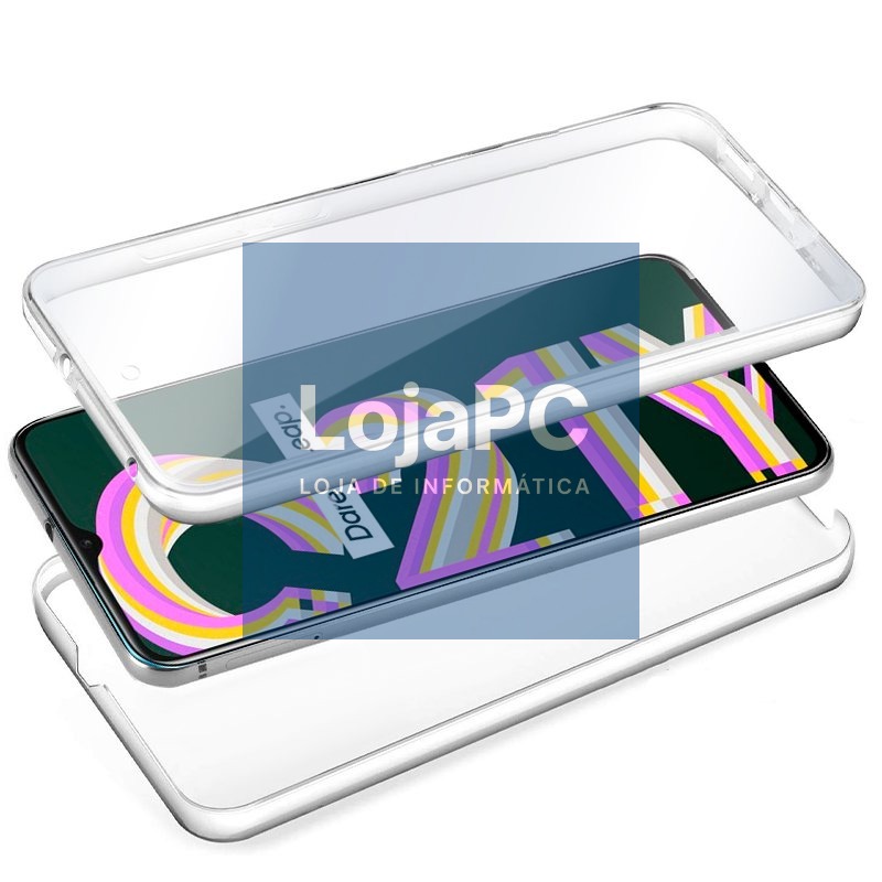 COOL 3D Silicone Case for Realme C21Y / C25Y (Transparent Front + Back) — imagem 2