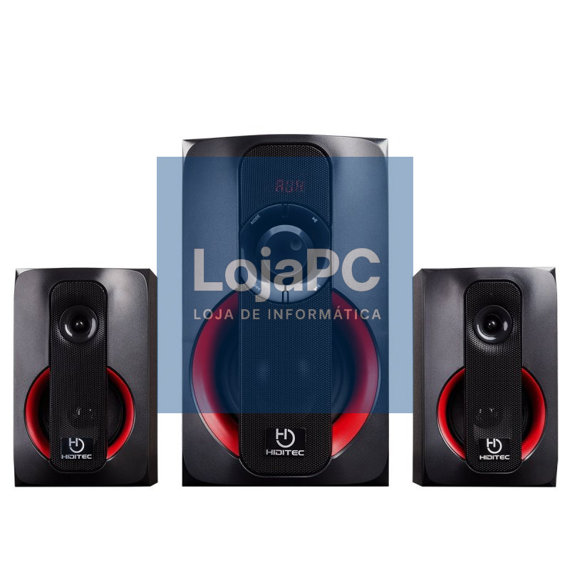 Hiditec Altavoces 2.1 Multimedia H400 40W Blt Radi — imagem 2