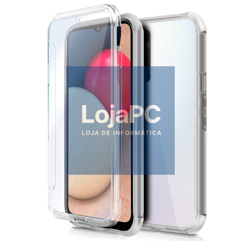 COOL 3D Silicone Case for Samsung A025 Galaxy A02s (Transparent Front + Back)