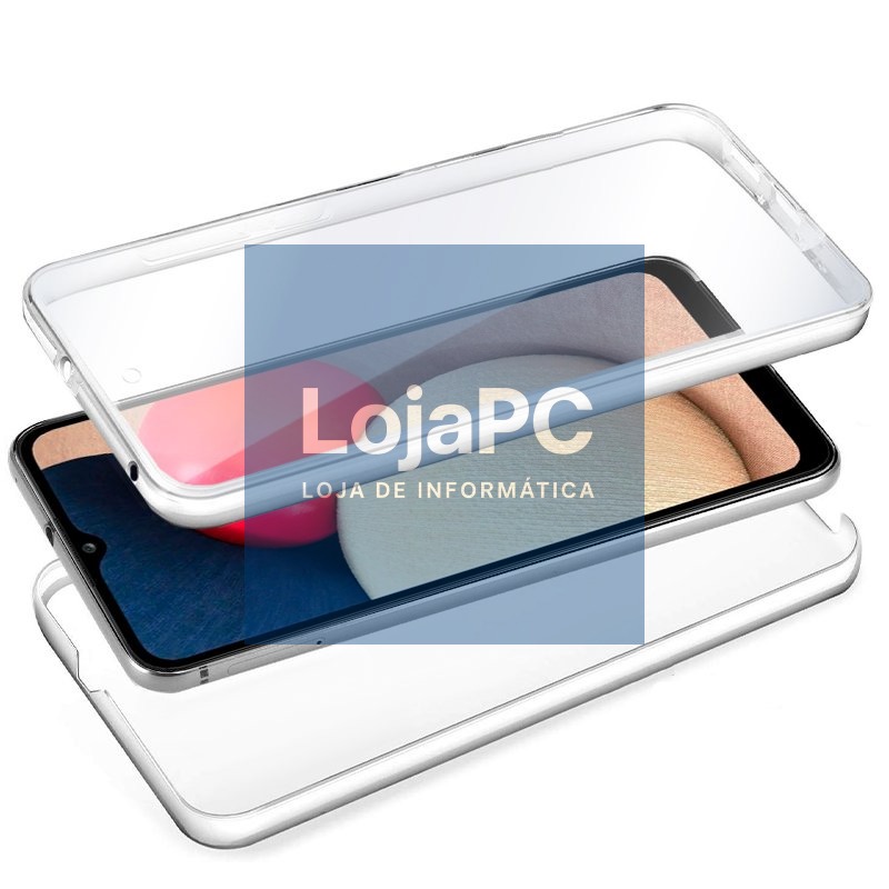 COOL 3D Silicone Case for Samsung A025 Galaxy A02s (Transparent Front + Back) — imagem 2