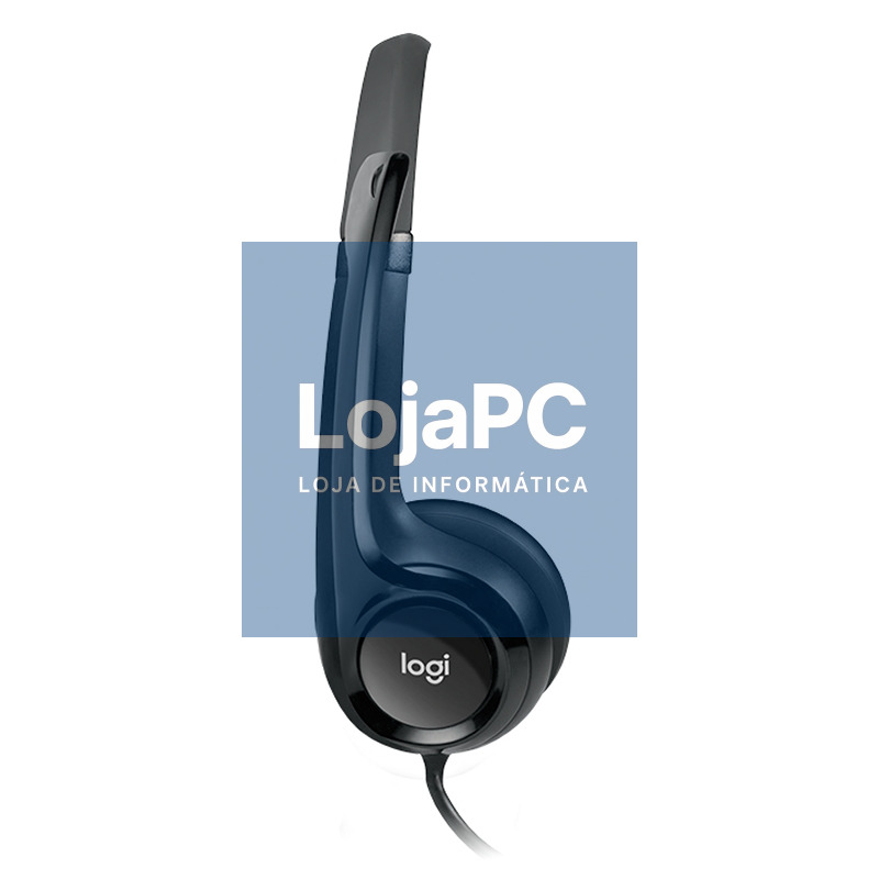 Logitech Auricular+Mic H390 USB Negro — imagem 3