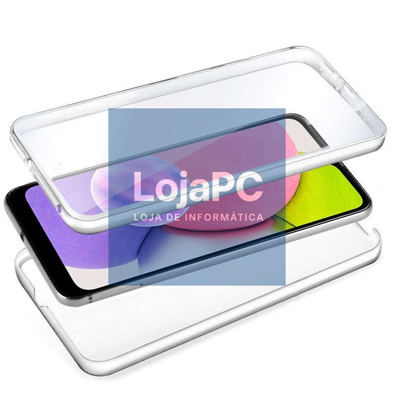 COOL 3D Silicone Case for Samsung A037 Galaxy A03s (Transparent Front + Back) — imagem 2