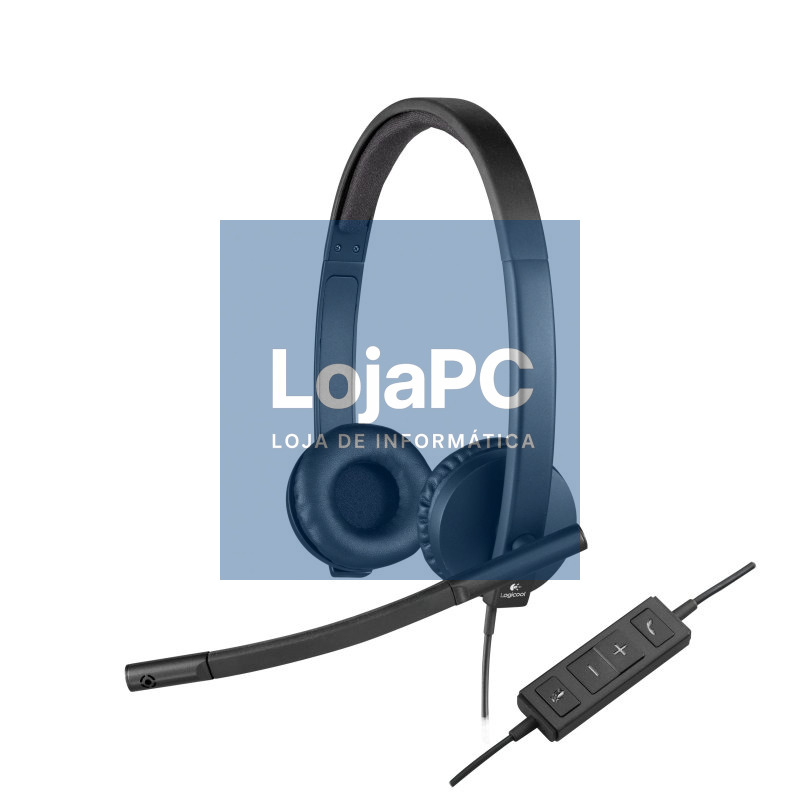 Logitech Auricular STEREO H570e USB