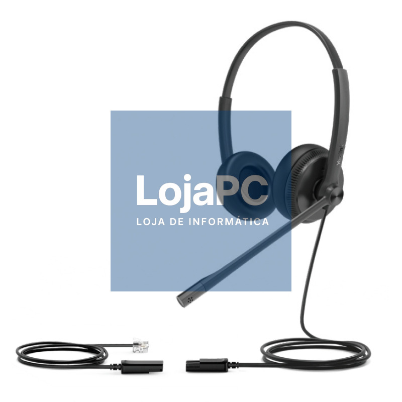 YEALINK YHS34 Dual Auriculares biaurales cable RJ