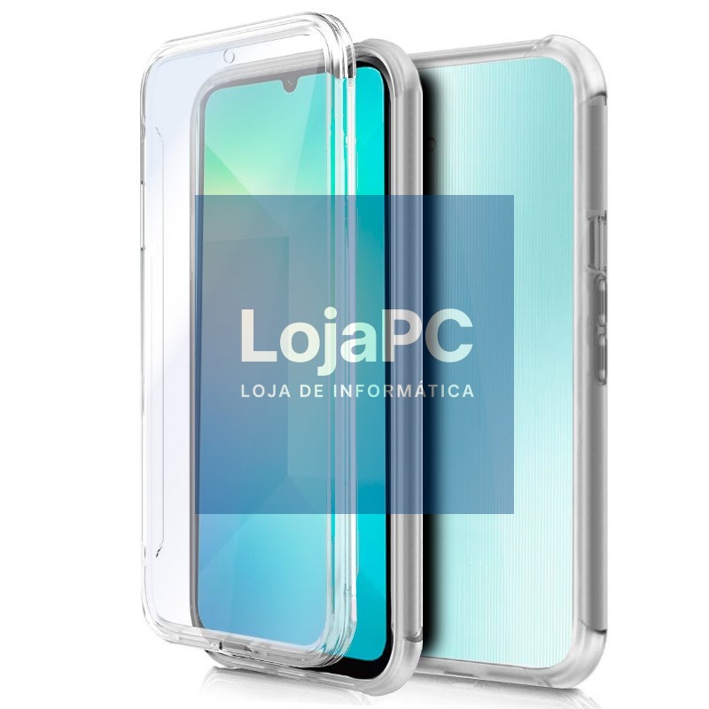 COOL 3D Silicone Case for Samsung A065 Galaxy A06 (Transparent Front + Back)