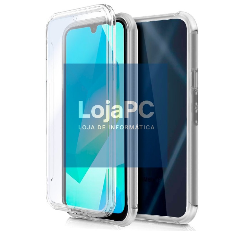 COOL 3D Silicone Case for Samsung A165 Galaxy A16 / A16 5G (Transparent Front + Back)