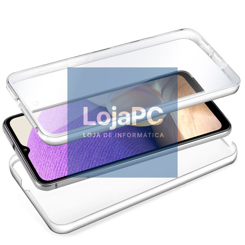 COOL 3D Silicone Case for Samsung A326 Galaxy A32 5G (Transparent Front + Back) — imagem 2