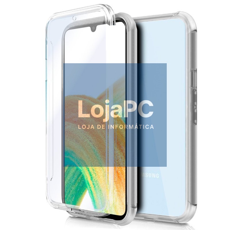 COOL 3D Silicone Case for Samsung A336 Galaxy A33 5G (Transparent Front + Back)