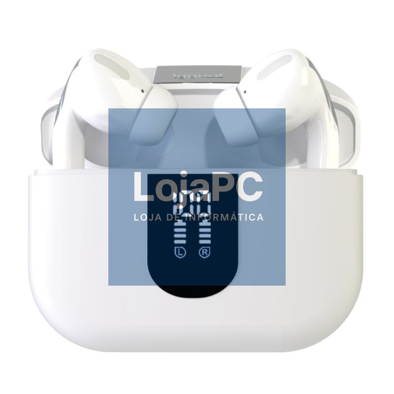 iggual Auriculares inalámbricos TWS Bluetooth blan