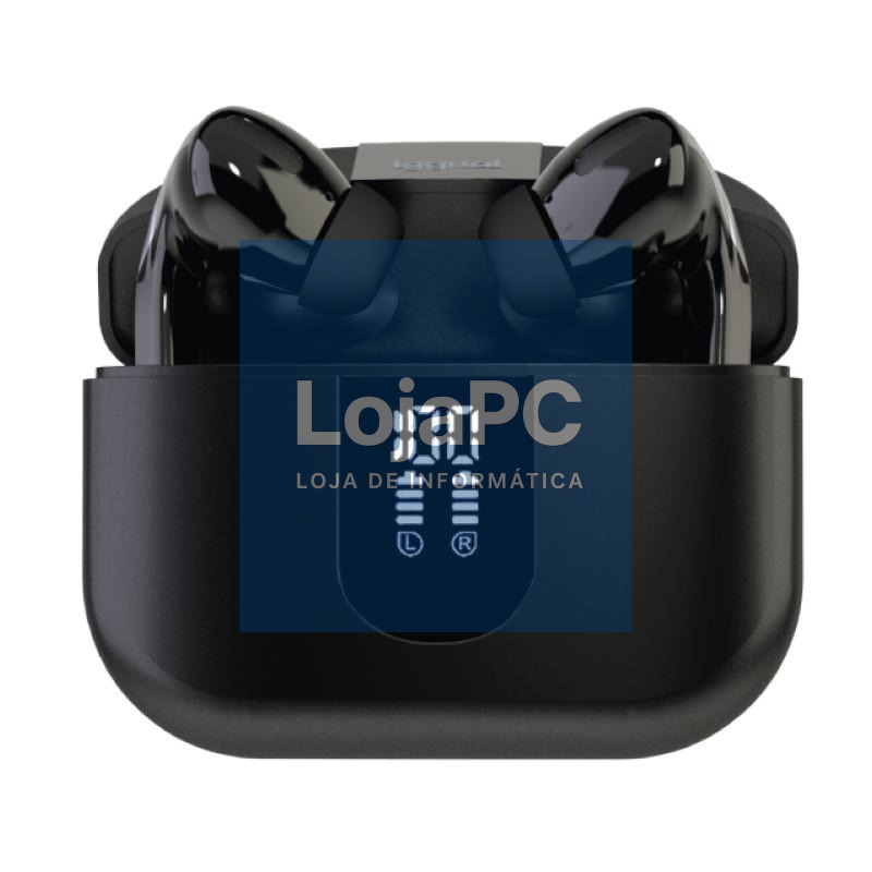 iggual Auriculares inalámbricos TWS Bluetooth negr