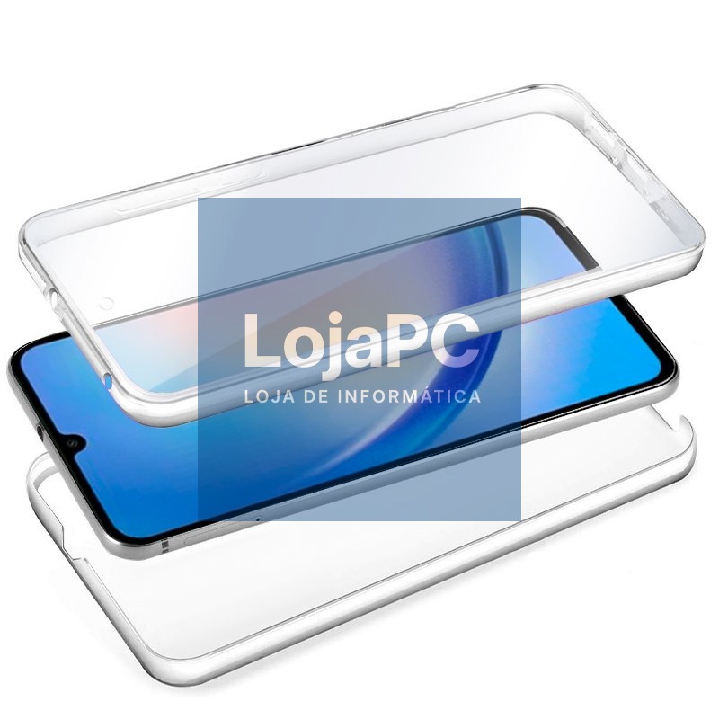 COOL 3D Silicone Case for Samsung A346 Galaxy A34 5G (Transparent Front + Back) — imagem 2