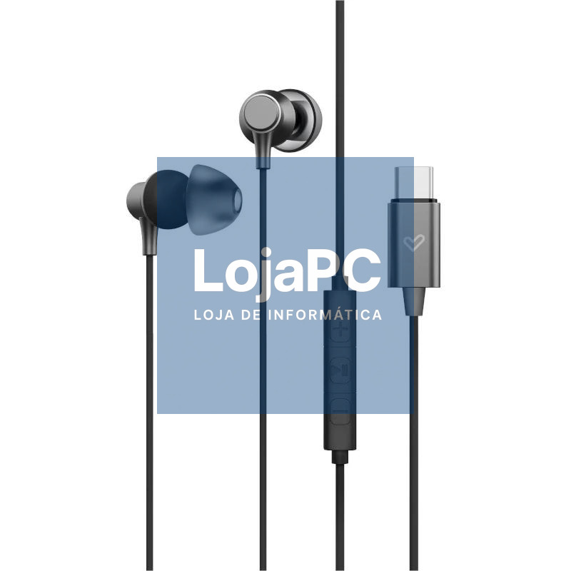 Energy Sistem Auriculares Metallized Type C Black — imagem 3