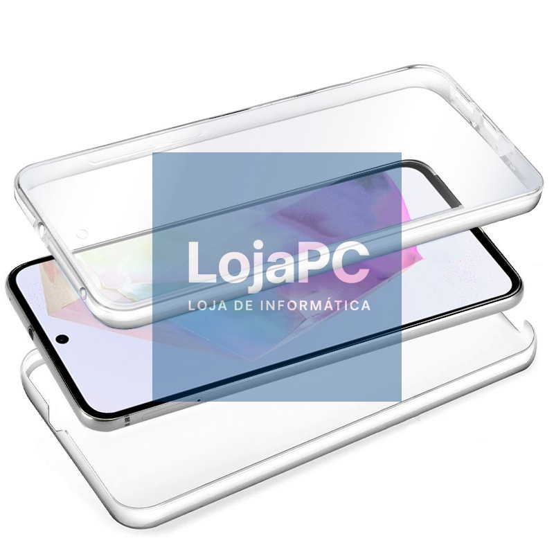 COOL 3D Silicone Case for Samsung A356 Galaxy A35 5G (Transparent Front + Back) — imagem 2