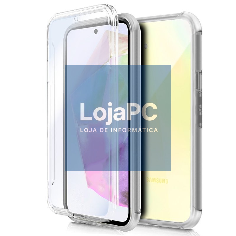 COOL 3D Silicone Case for Samsung A356 Galaxy A35 5G (Transparent Front + Back)