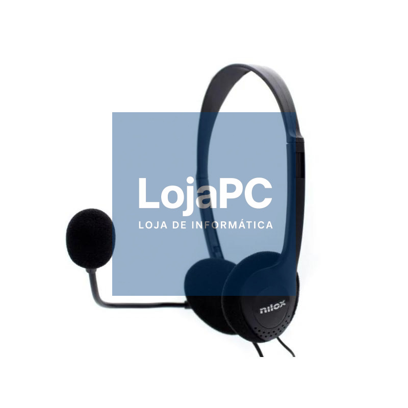 Nilox Auriculares NXCM0000004 Doble Jack Negro