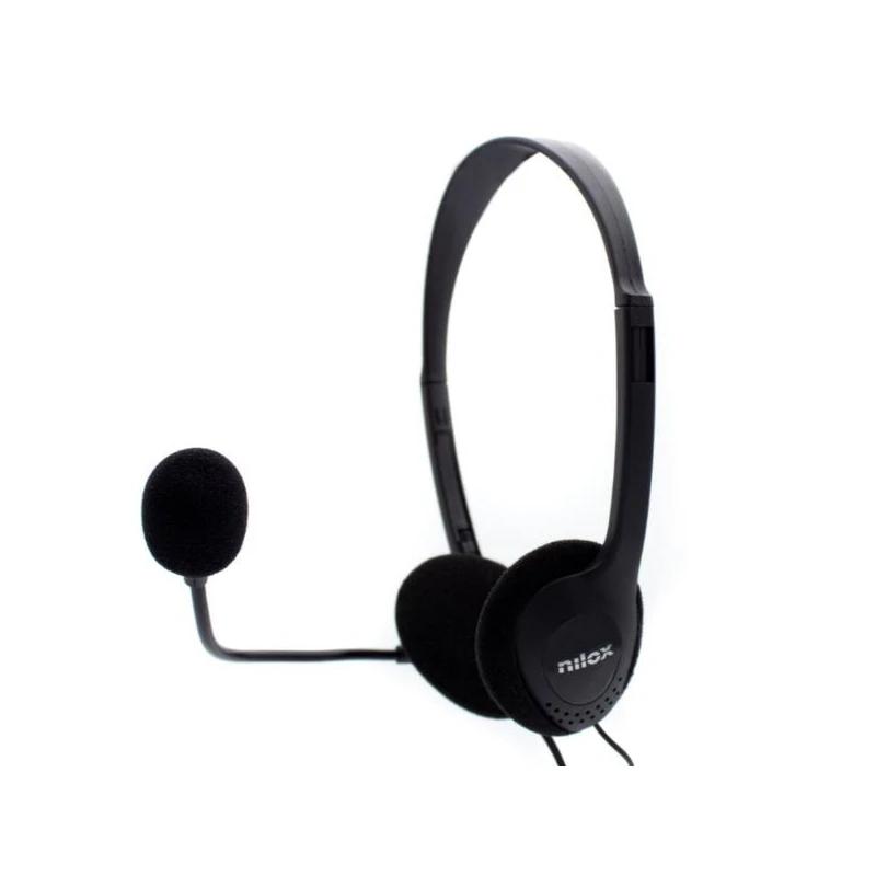 Nilox Auriculares NXCM0000004 Doble Jack Negro — imagem 5