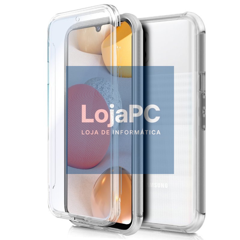 COOL 3D Silicone Case for Samsung A426 Galaxy A42 5G (Transparent Front + Back)