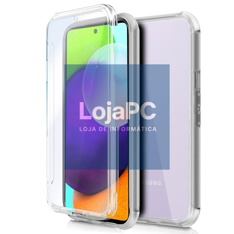 COOL 3D Silicone Case for Samsung A525 Galaxy A52 / A52 5G / A52s 5G (Transparent Front + Back)
