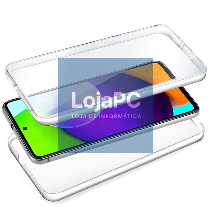 COOL 3D Silicone Case for Samsung A525 Galaxy A52 / A52 5G / A52s 5G (Transparent Front + Back) — imagem 2