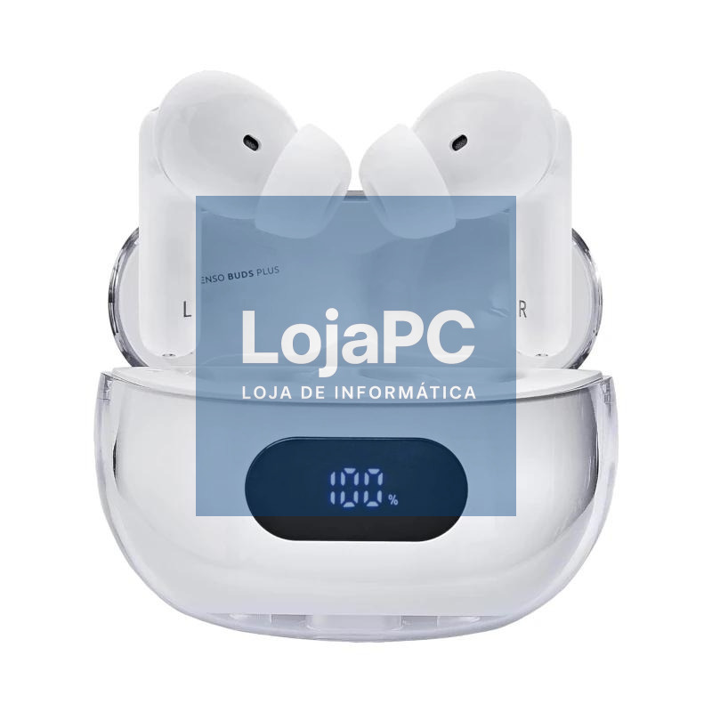 Intenso | Buds Plus Auriculares TWS ANC+ENC| Blanc