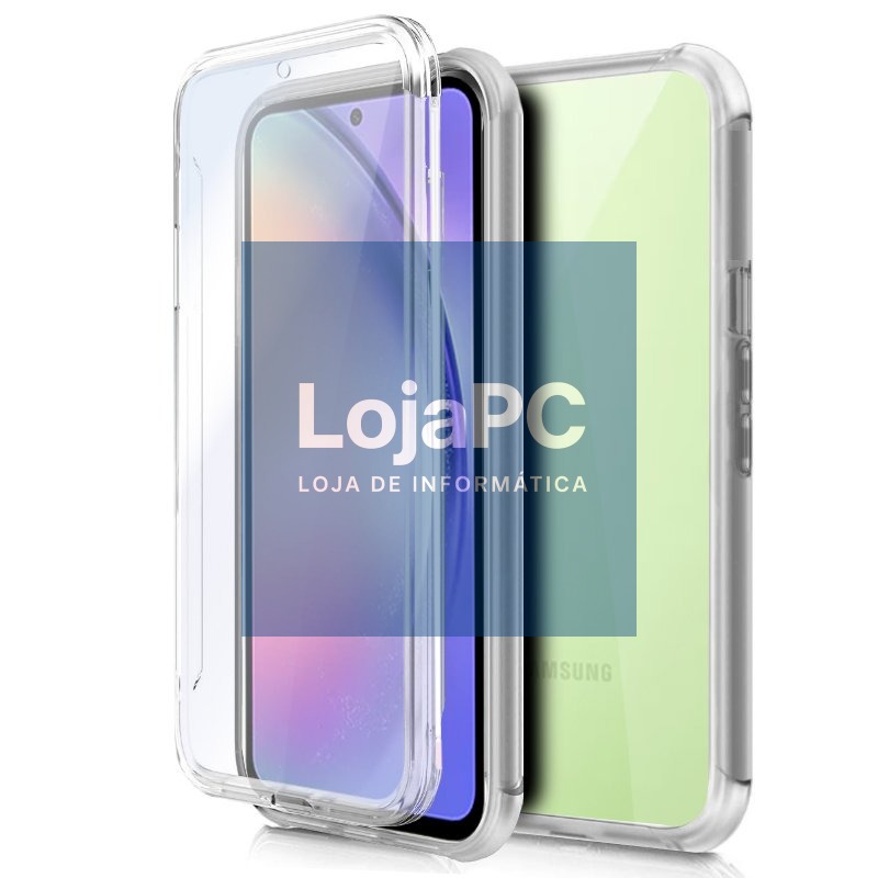 COOL 3D Silicone Case for Samsung A546 Galaxy A54 5G (Transparent Front + Back)