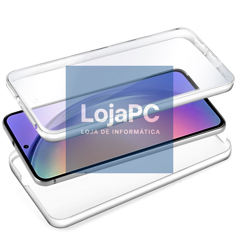 COOL 3D Silicone Case for Samsung A546 Galaxy A54 5G (Transparent Front + Back) — imagem 2