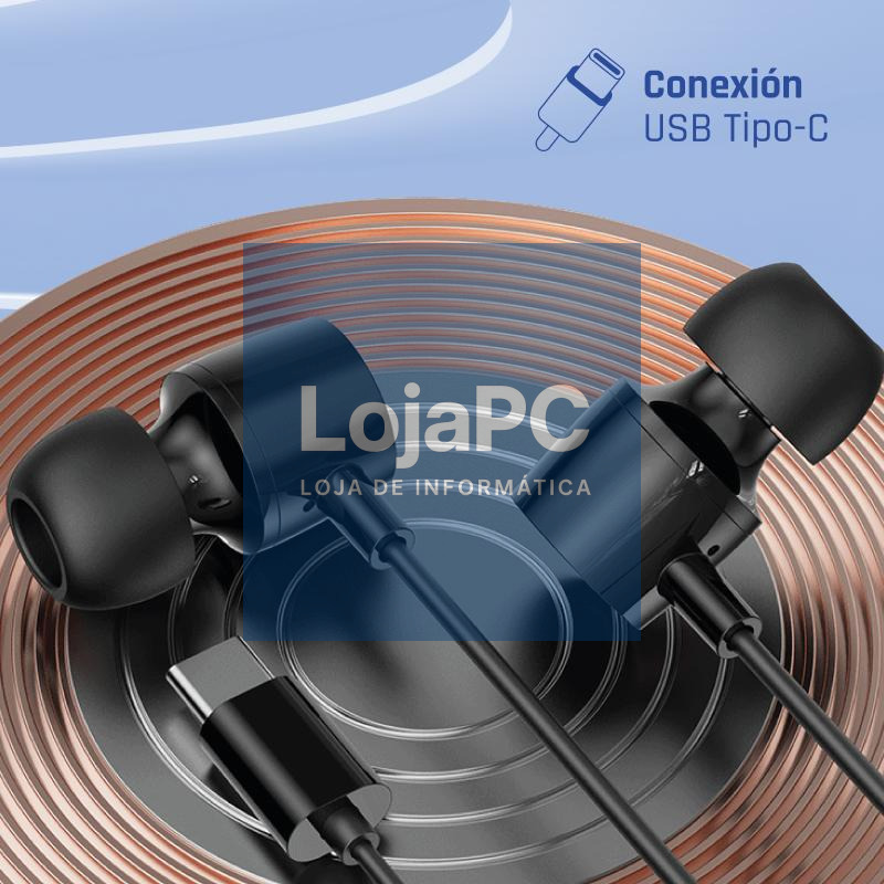 iggual Auriculares tipo C intrauditivos con micro — imagem 2