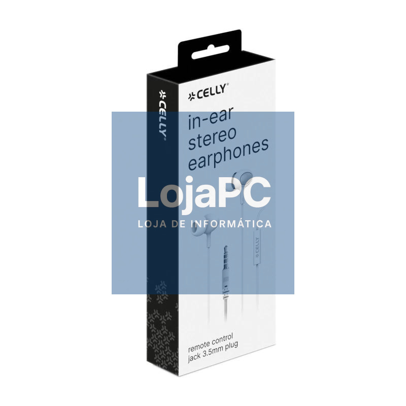Celly Auriculares con micrófono Jack 3.5 ST Blanco — imagem 3