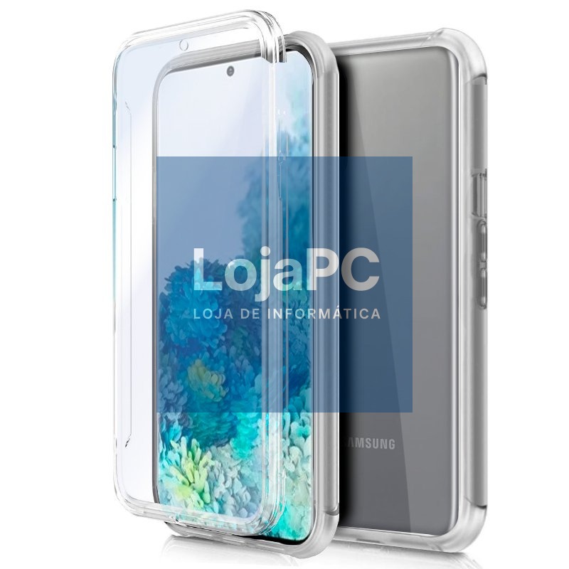 COOL 3D Silicone Case for Samsung G985 Galaxy S20 Plus (Transparent Front + Back)